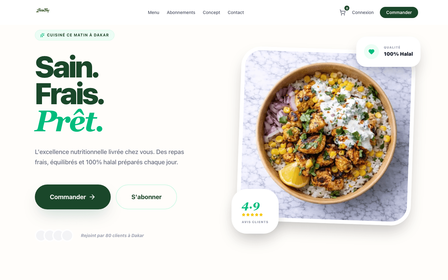 Healthy.sn - Capture desktop